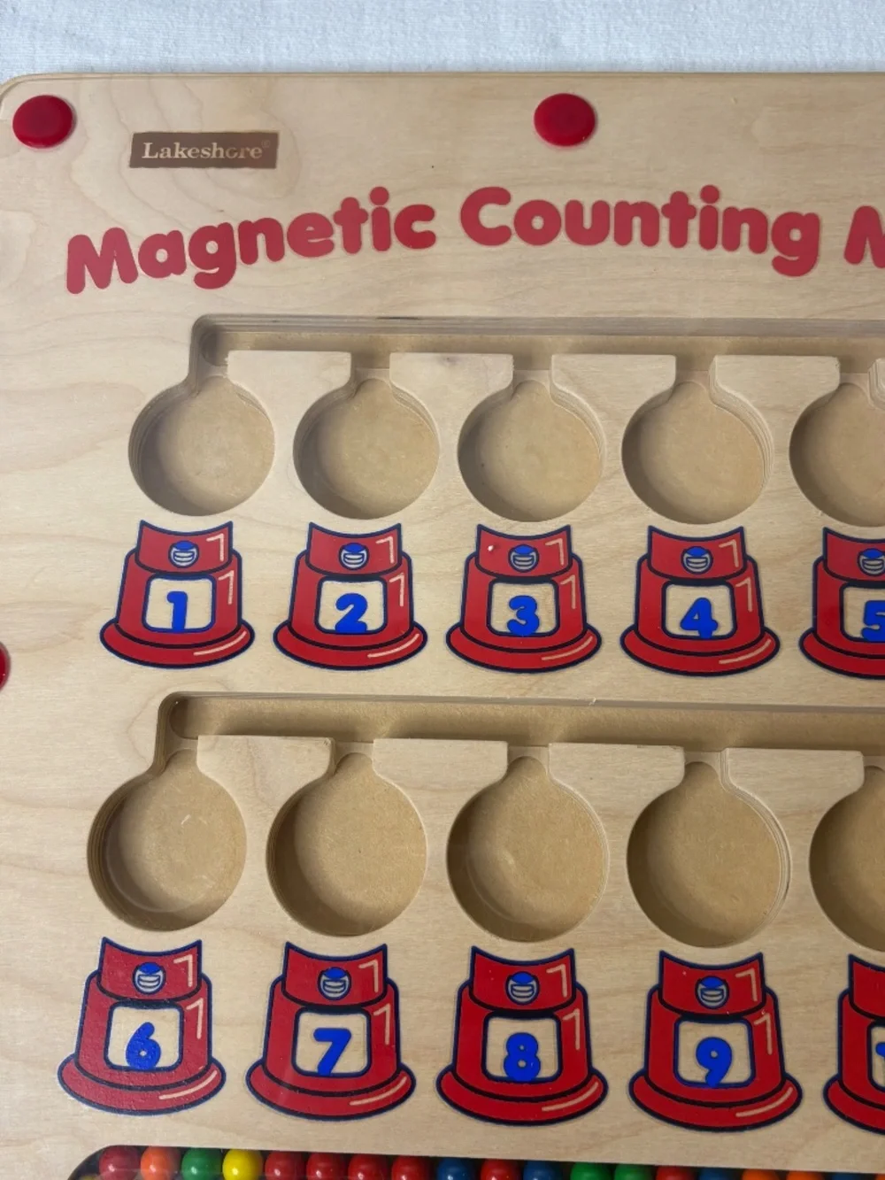 Lakeshore Learning Magnetic Counting Maze Gumball Wood 14 in x 13 in School/STEM